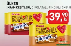 ÜLKER İKRAM BİSKÜVİ ÇEŞİTLERİ 3X84 G